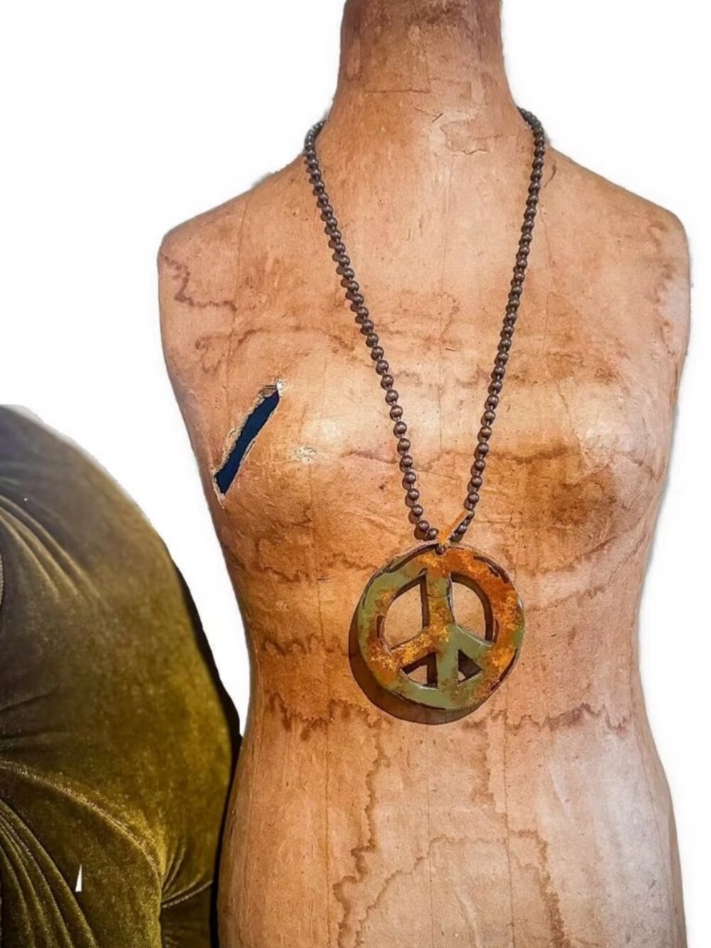 Handmade Peace Sign Necklace